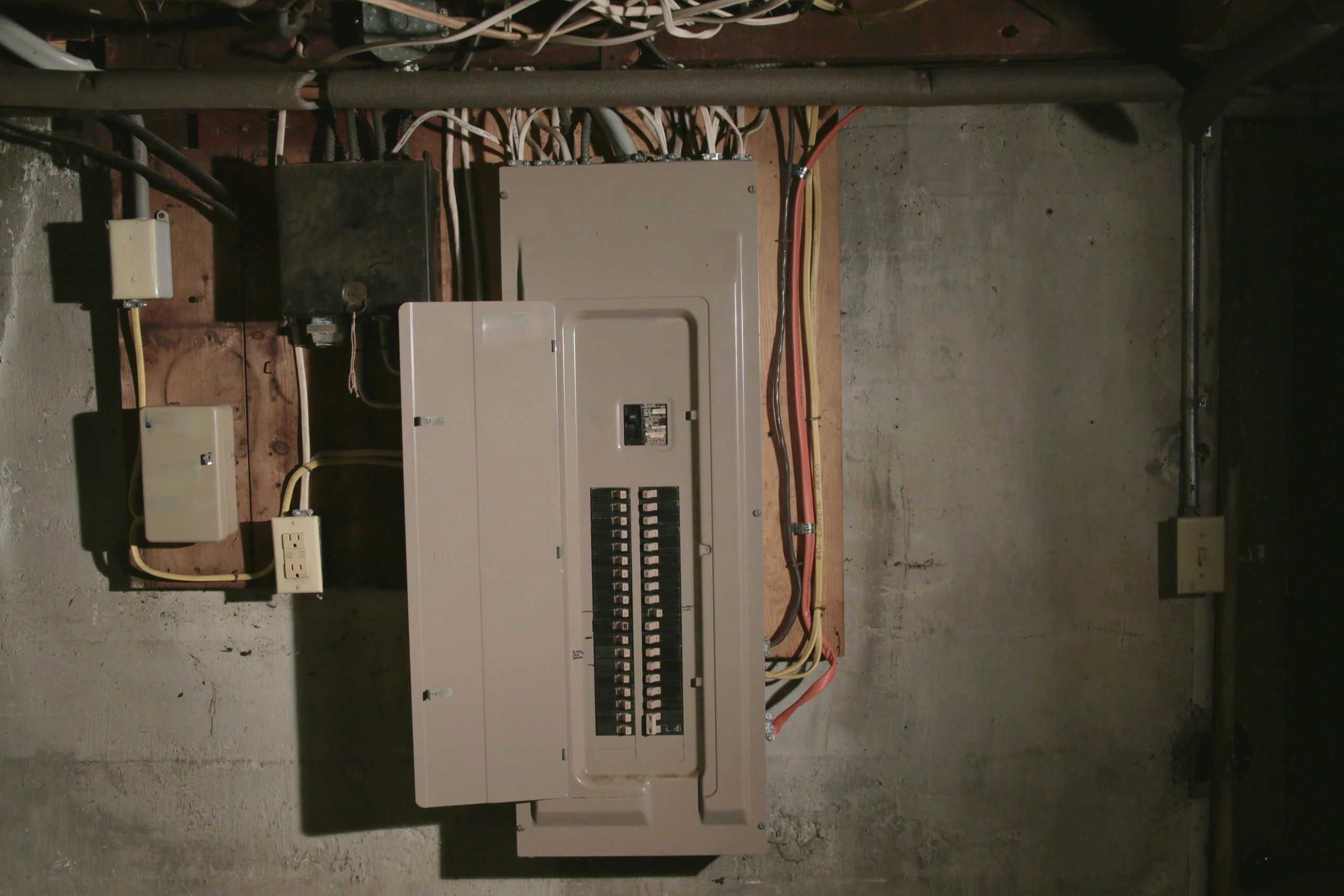 Electrical panel representing voltage stabilization for buildings